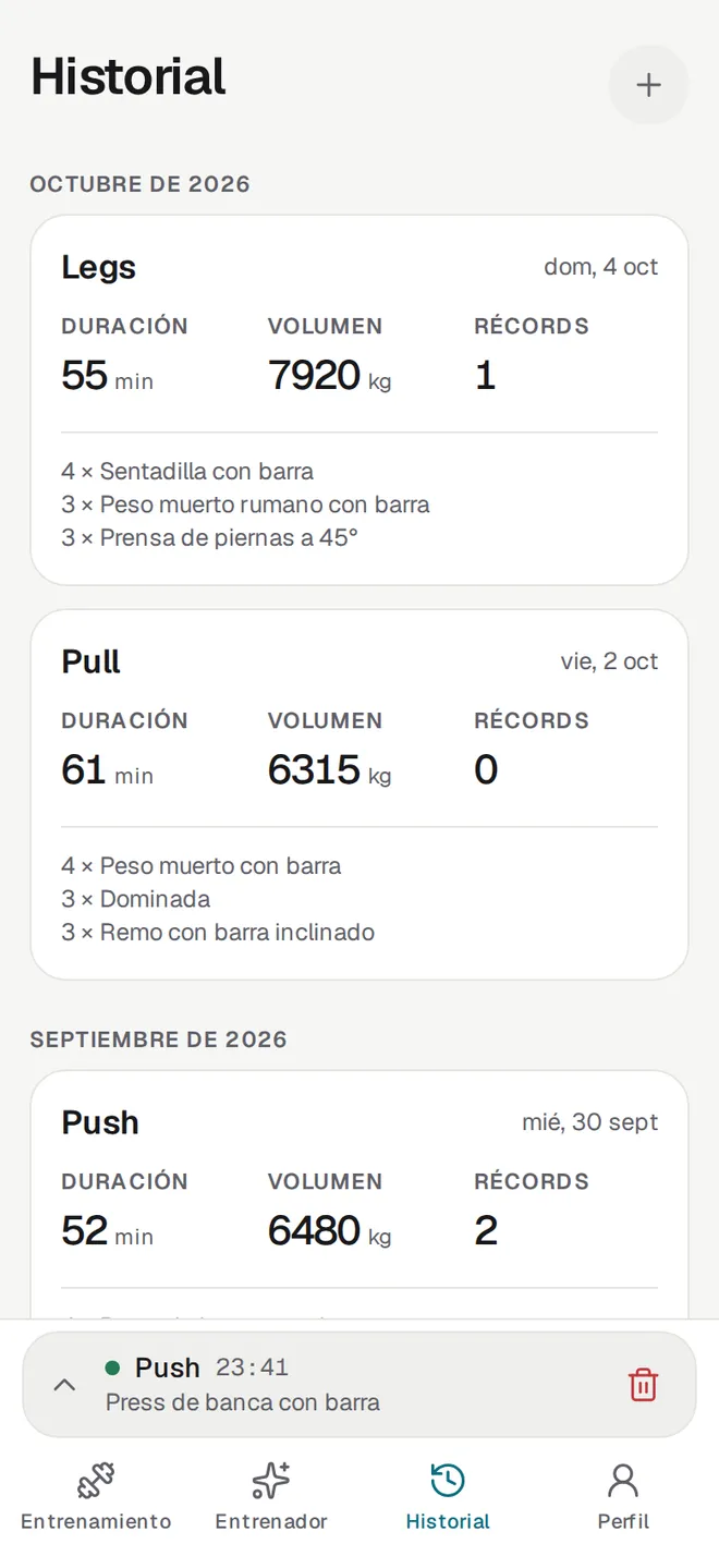 Historial