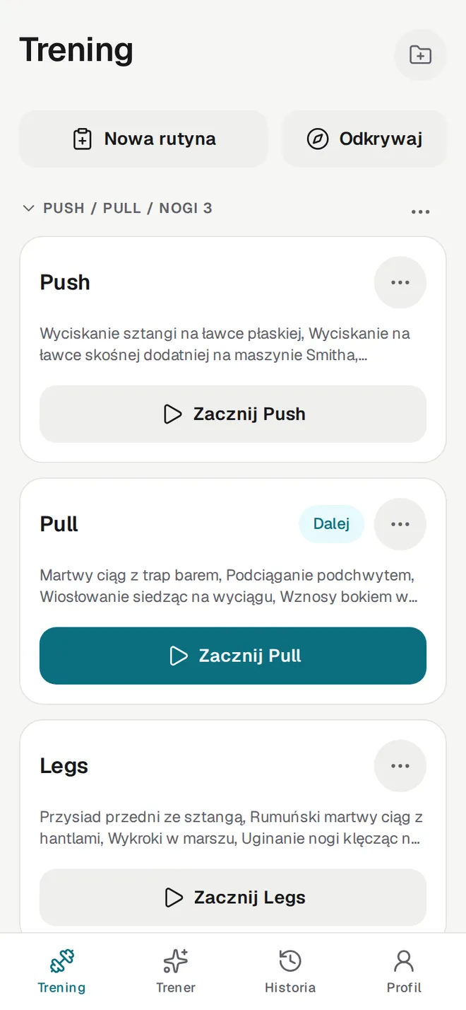 Trening